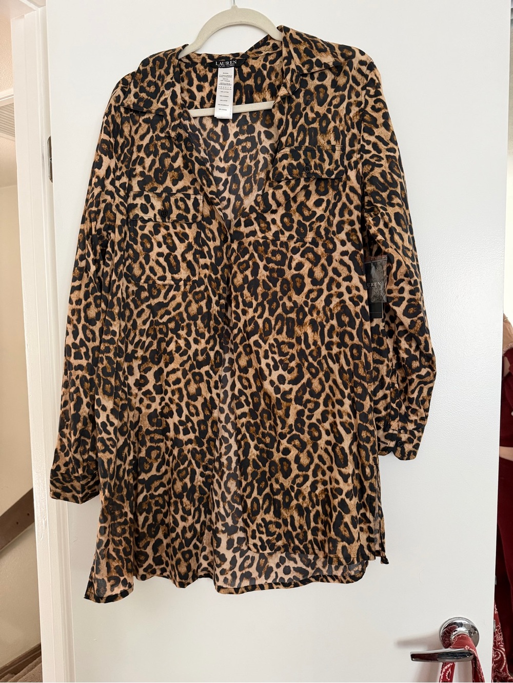 Ralph Lauren Leopard Swim Cover Up